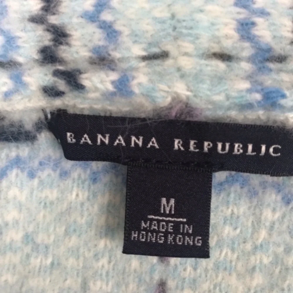 BANANA REPUBLIC Angora Wool Plaid Tweed Jacket